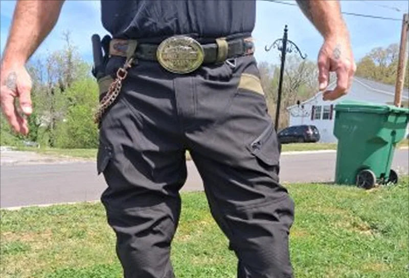 Customer photo — RoadVault pants