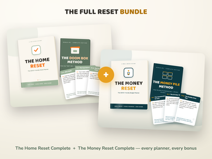 The Home Reset — ADHD-Friendly Home Planner — The Full Reset Bundle